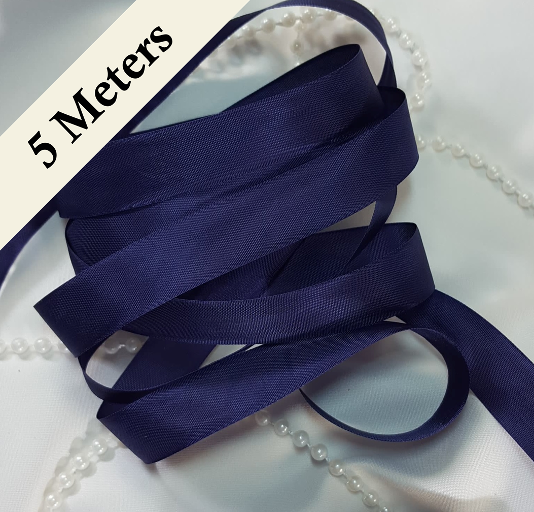 Seam Binding - SG - Navy Purple - 5 meters