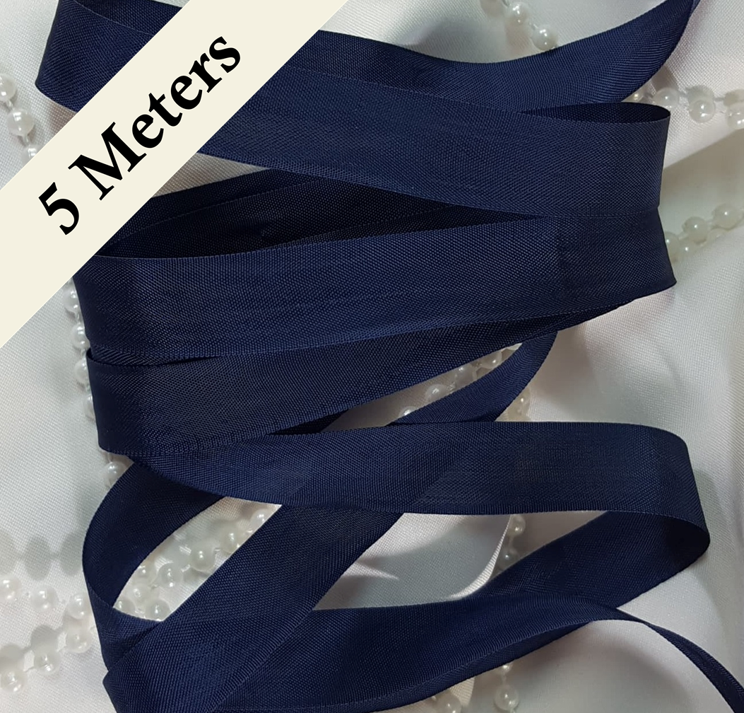 Seam Binding - SU - Navy - 5 meters