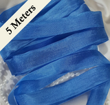 Seam Binding - VA - Flower Blue - 5 meters