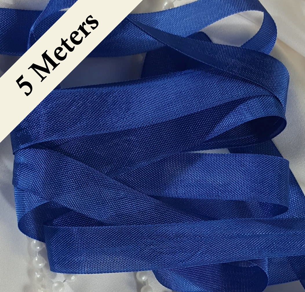 Seam Binding - VC - Losang Blue - 5 meters