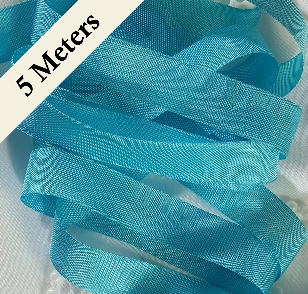 Seam Binding - VT - Pearl Aqua - 5 meters