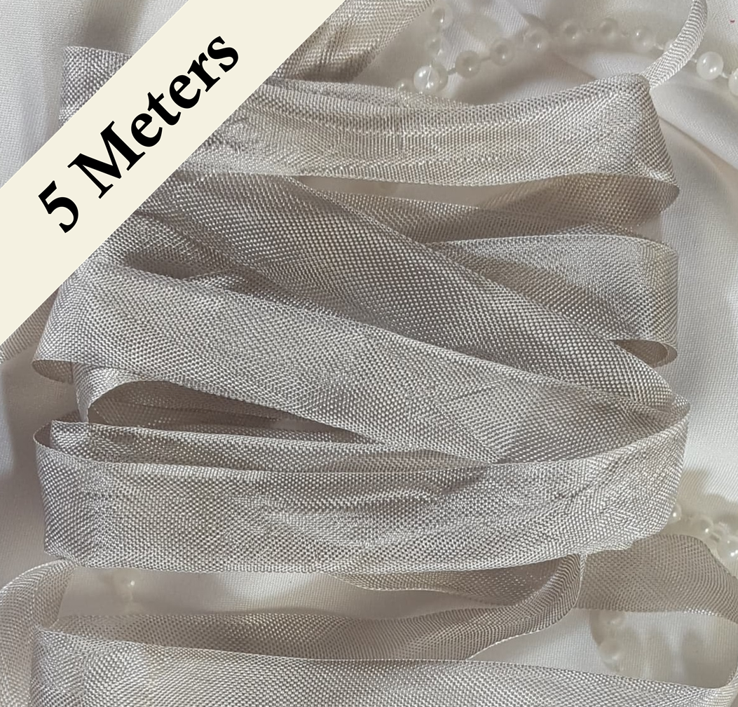 Seam Binding - VZ - Ascot Grey - 5 meters