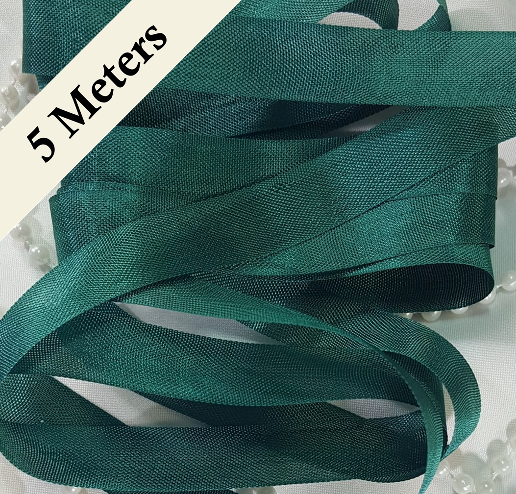 Seam Binding - WE - Deep Jade Green - 5 meters