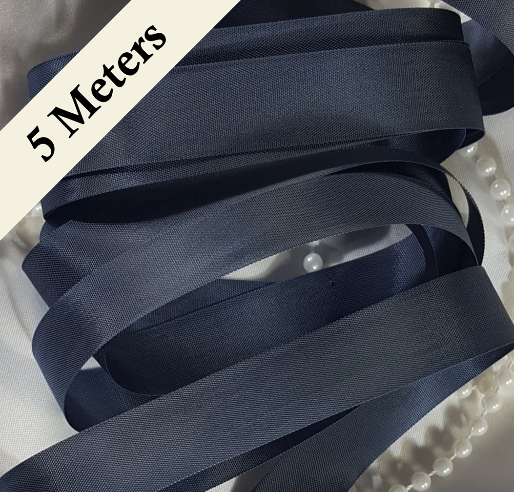 Seam Binding - XS - Graphite - 5 meters