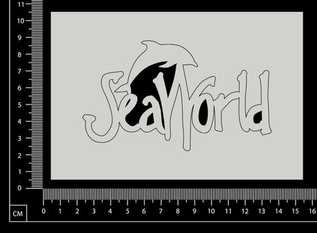 SeaWorld - White Chipboard