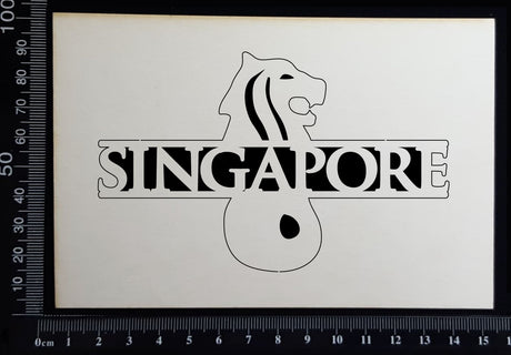 Singapore - A - White Chipboard