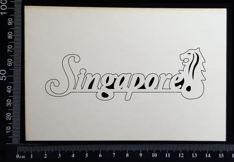 Singapore - B - White Chipboard