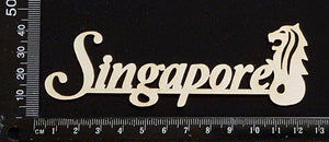 Singapore - B - White Chipboard
