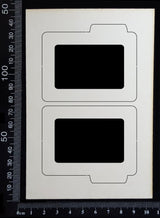 Slides - Set A - White Chipboard