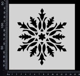 Snowflake - A - Stencil - 150mm x 150mm