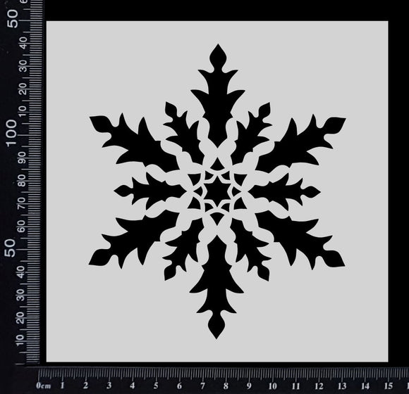 Snowflake - C - Stencil - 150mm x 150mm