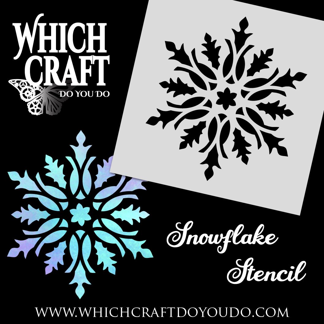 Snowflake - A - Stencil - 150mm x 150mm