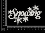 Snowing - White Chipboard