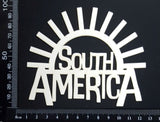 South America - White Chipboard