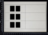 Specimen Tray Set - AC - Layering Set - White Chipboard