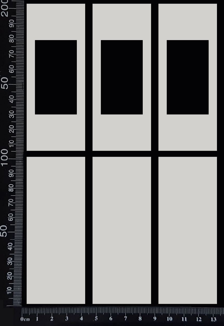Specimen Tray Set - AD - Layering Set - White Chipboard