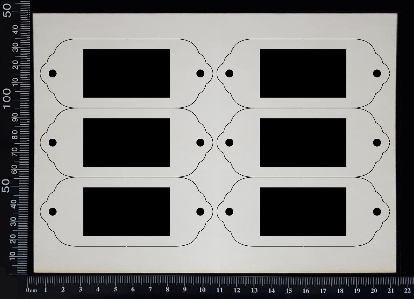Specimen Tray Set - AE - White Chipboard