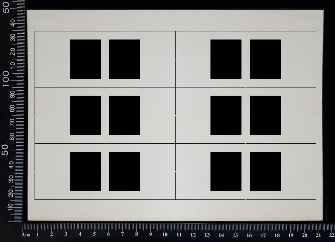Specimen Tray Set - AG - White Chipboard