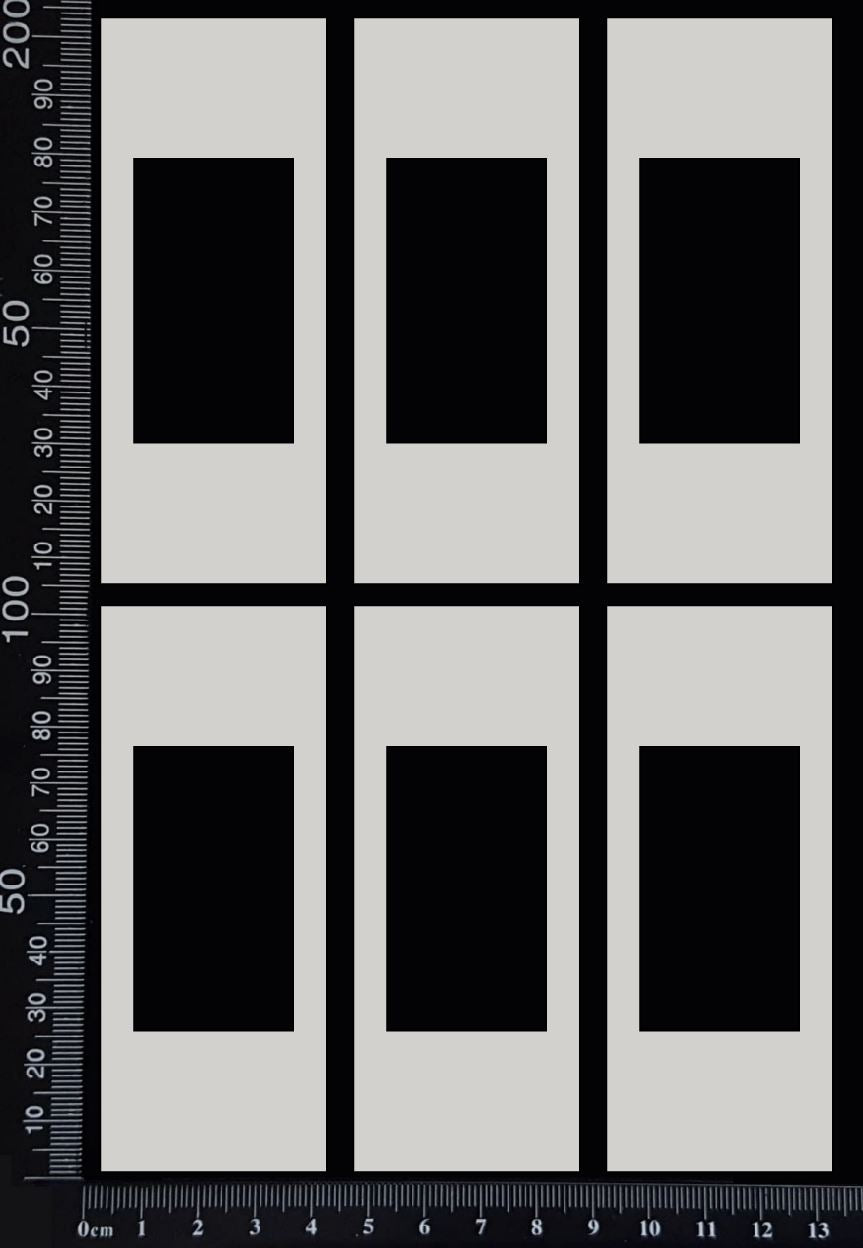 Specimen Tray Set - AH - White Chipboard