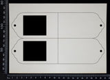 Specimen Tray Set - BB - Layering Set - White Chipboard