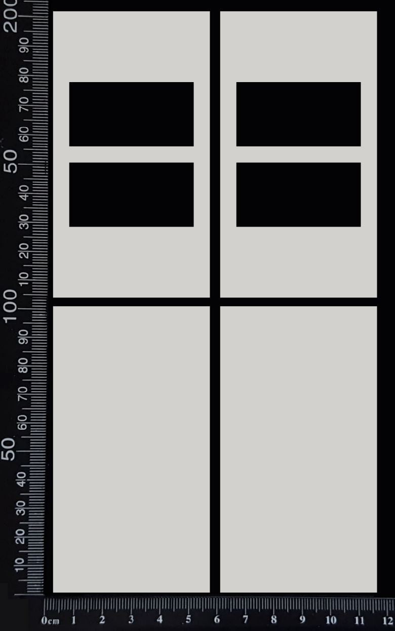 Specimen Tray Set - BC - Layering Set - White Chipboard