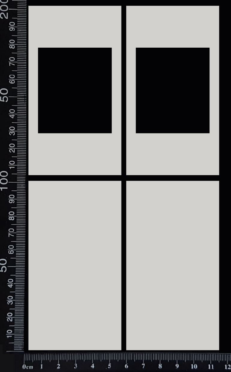 Specimen Tray Set - BD - Layering Set - White Chipboard
