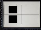 Specimen Tray Set - BD - Layering Set - White Chipboard