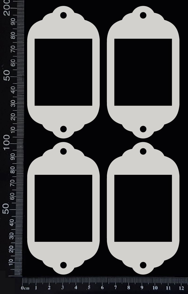 Specimen Tray Set - BE - White Chipboard