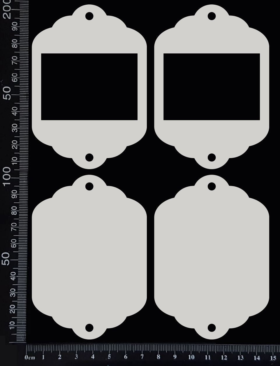 Specimen Tray Set - CA - Layering Set - White Chipboard