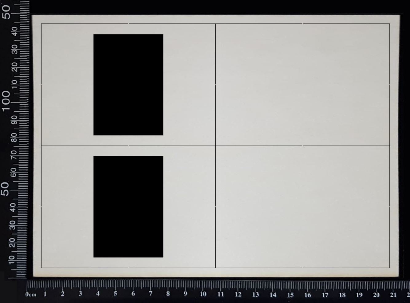 Specimen Tray Set - CD - Layering Set - White Chipboard