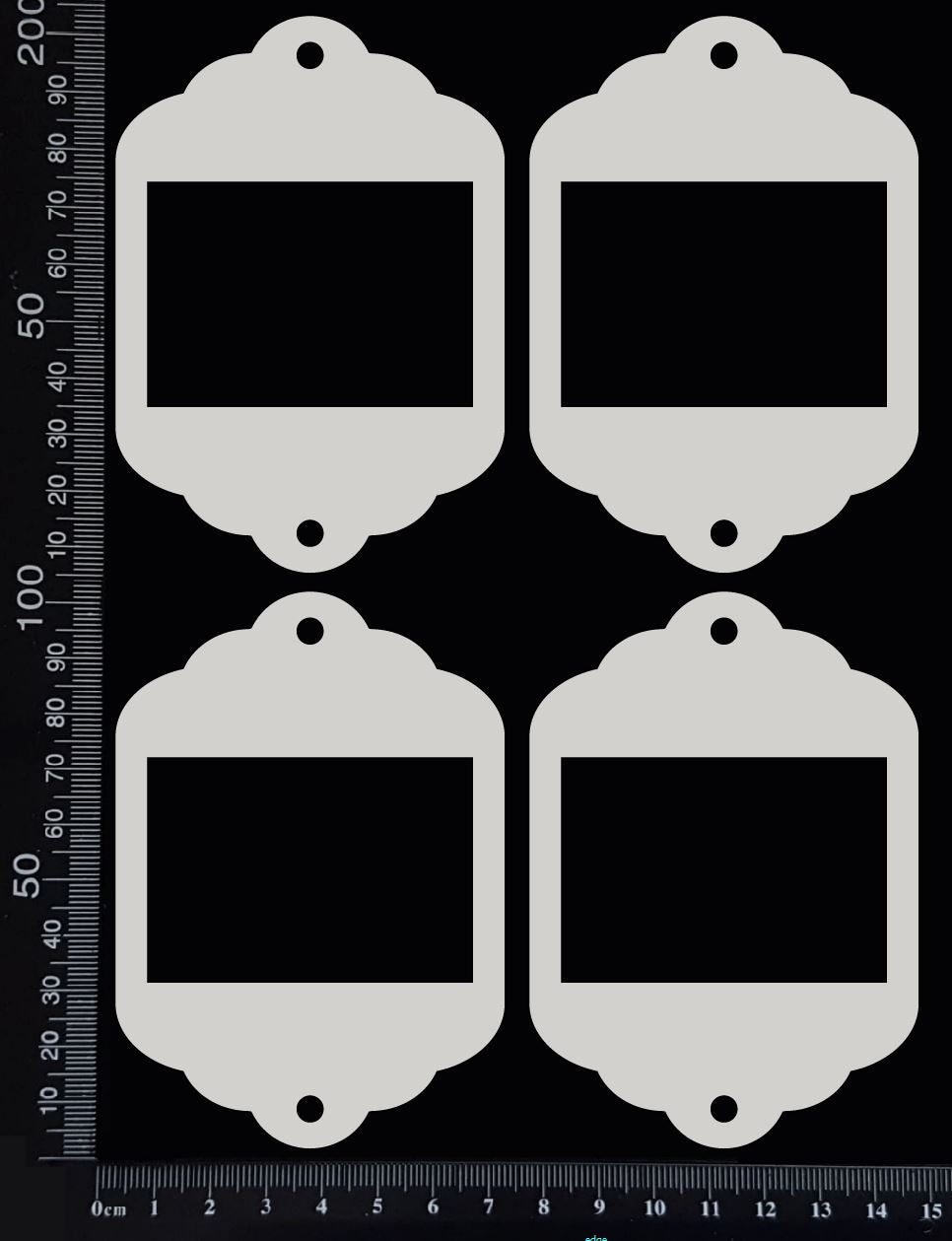Specimen Tray Set - CE - White Chipboard