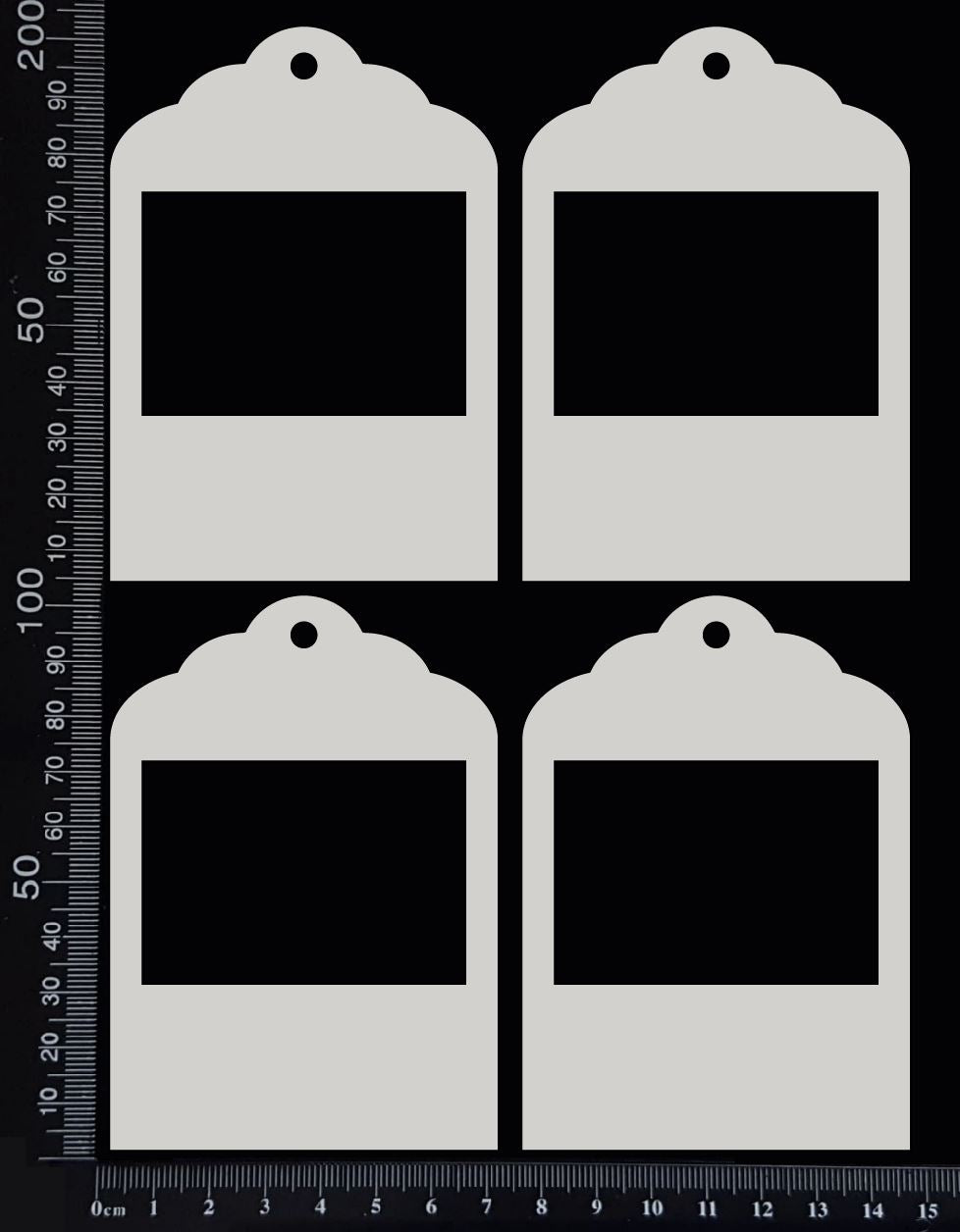 Specimen Tray Set - CF - White Chipboard