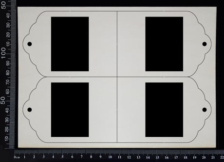 Specimen Tray Set - CF - White Chipboard