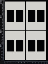 Specimen Tray Set - CG - White Chipboard
