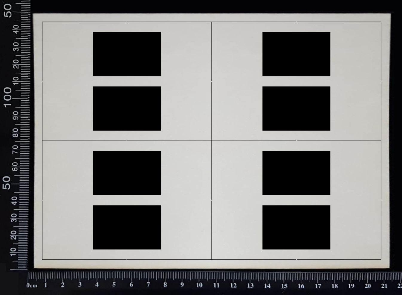 Specimen Tray Set - CG - White Chipboard