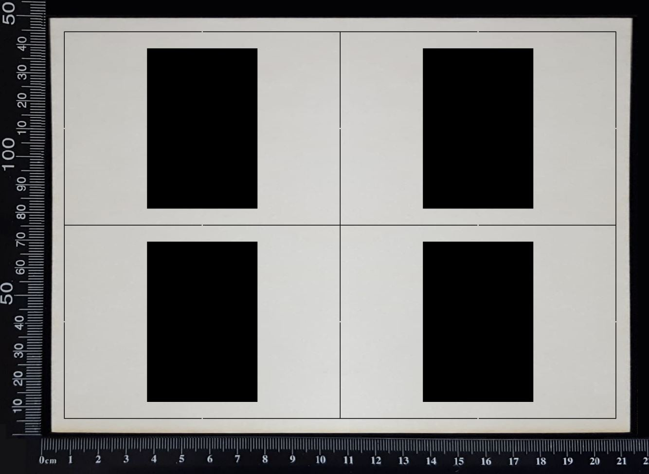 Specimen Tray Set - CH - White Chipboard