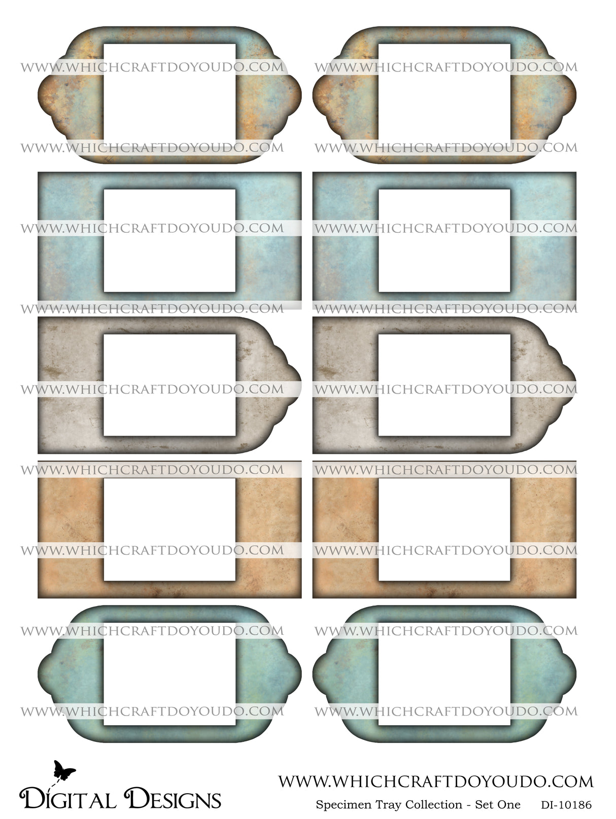 Specimen Tray Collection - Set One - DI-10186 - Digital Download