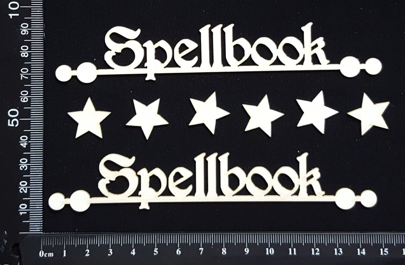 Spellbook - Set of 2 - White Chipboard