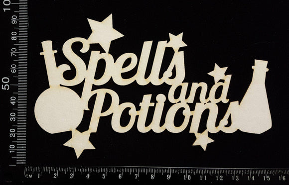 Spells & Potions - A - White Chipboard