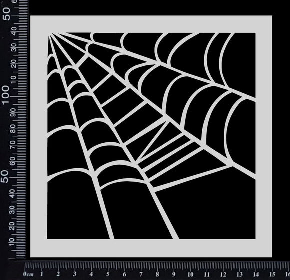 Spider Web - B - Stencil - 150mm x 150mm