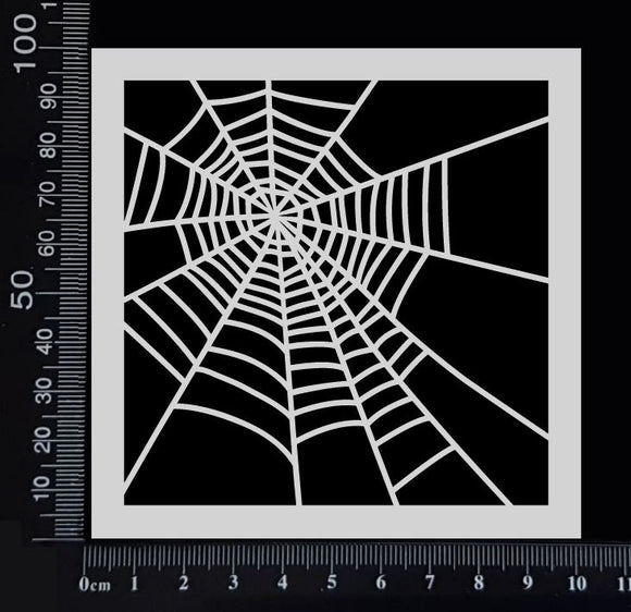 Spider Web - C - Stencil - 100mm x 100mm