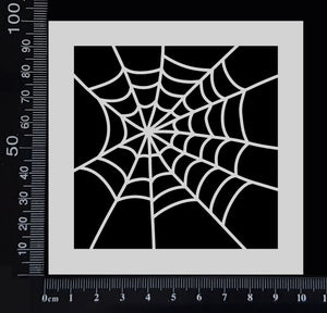 Spider Web - A - Stencil - 100mm x 100mm