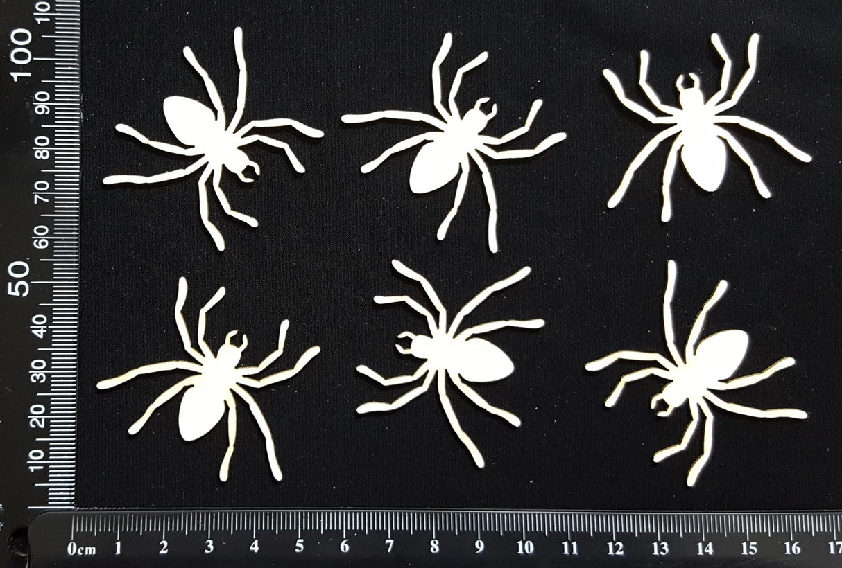 Spiders Set - A - White Chipboard
