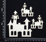 Spooky Houses - White Chipboard