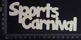 Sports Carnival - Large - White Chipboard