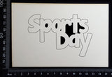 Sports Day - Small - White Chipboard