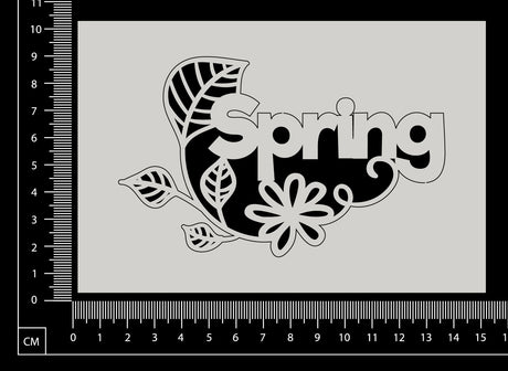 Spring - White Chipboard