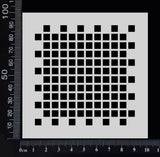 Squares - Stencil - 100mm x 100mm