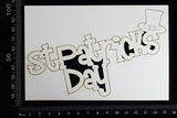 St Patricks Day - B - White Chipboard