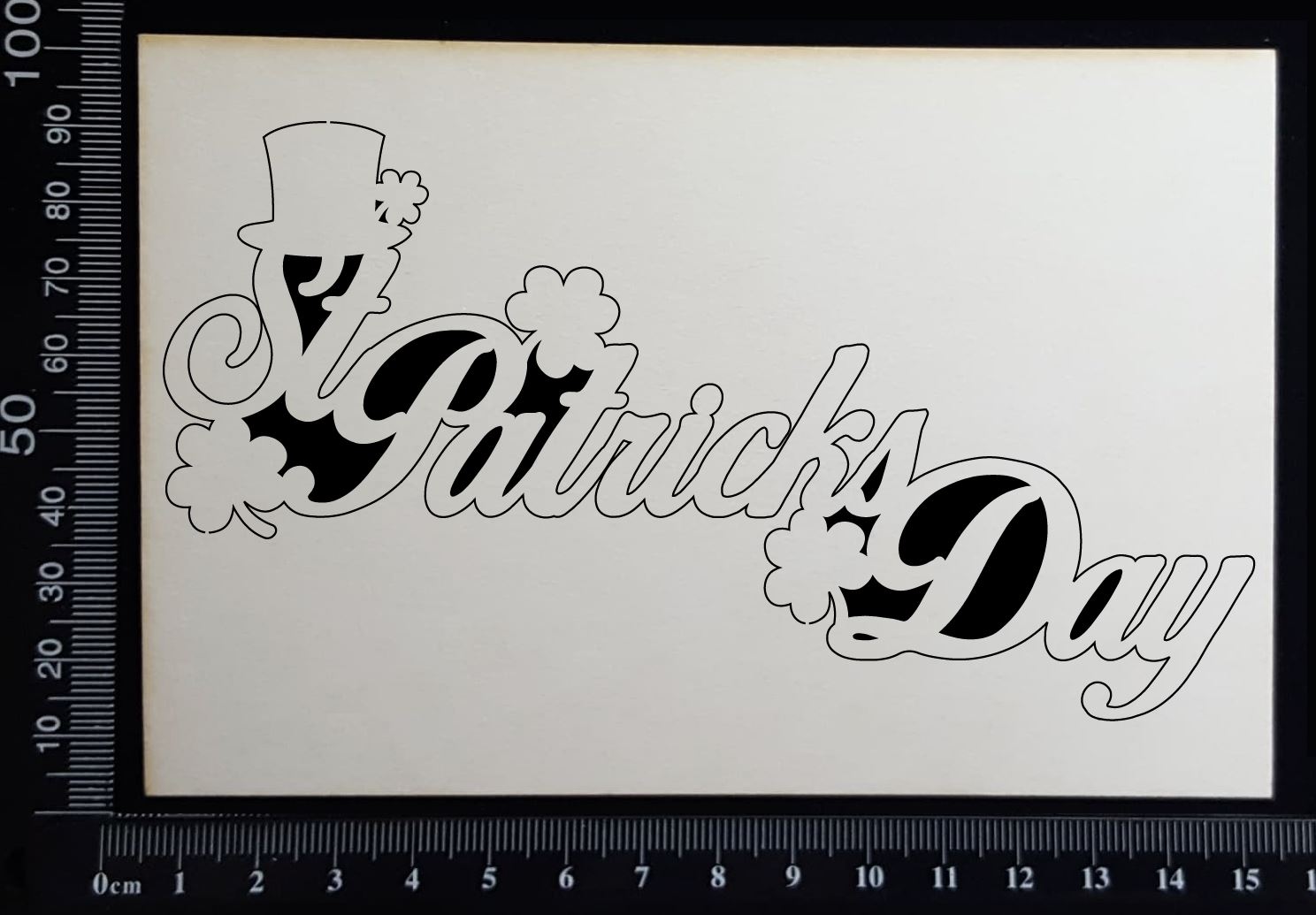 St Patricks Day - C - White Chipboard